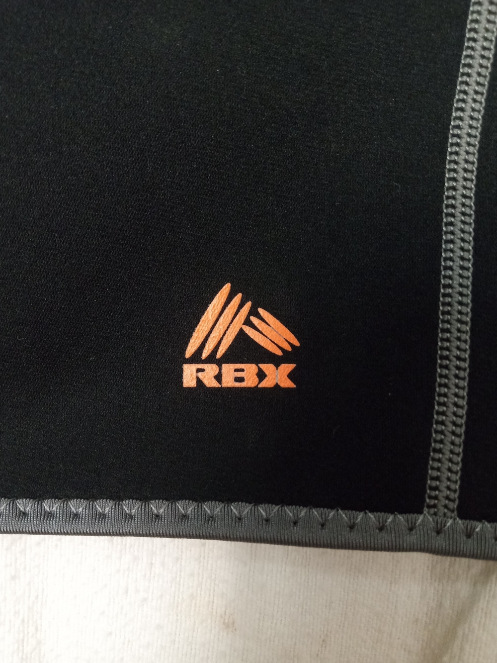 RBX MENS SLIMMING WORKOUT VEST Weight Loss X-Heat Sweat Vest Black Front Zip 2XL - Picture 2 of 13